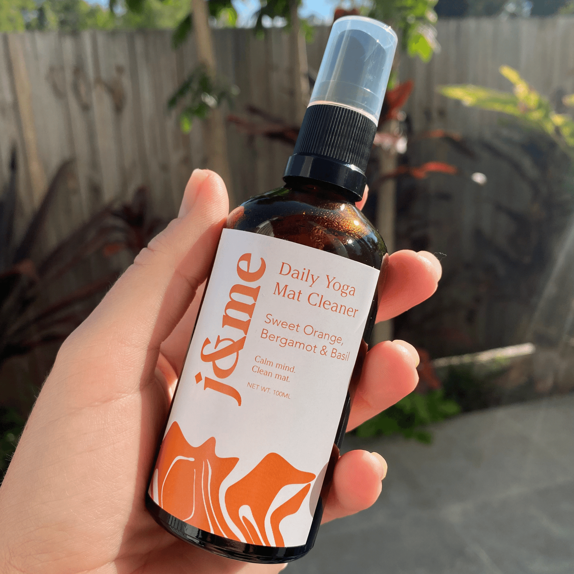 Daily Yoga Mat Cleaner: Orange, Bergamot & Basil