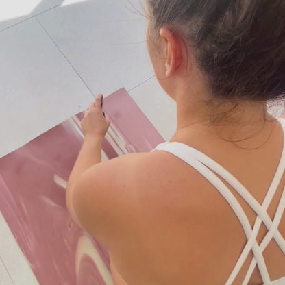Spray and wipe your yoga mat after each practice