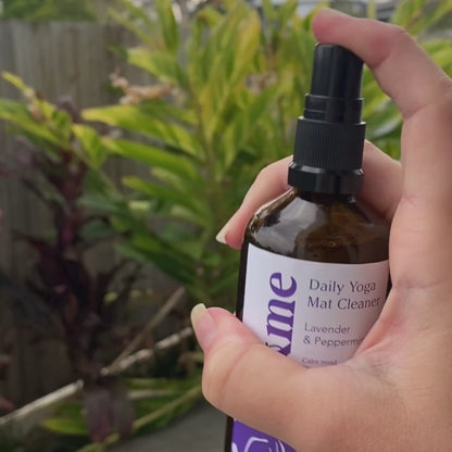 Spray the air before you practice to create peace & grounding